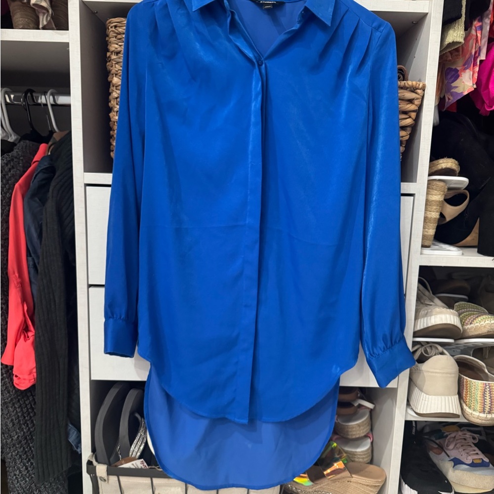 Express Women's Blue Blouse